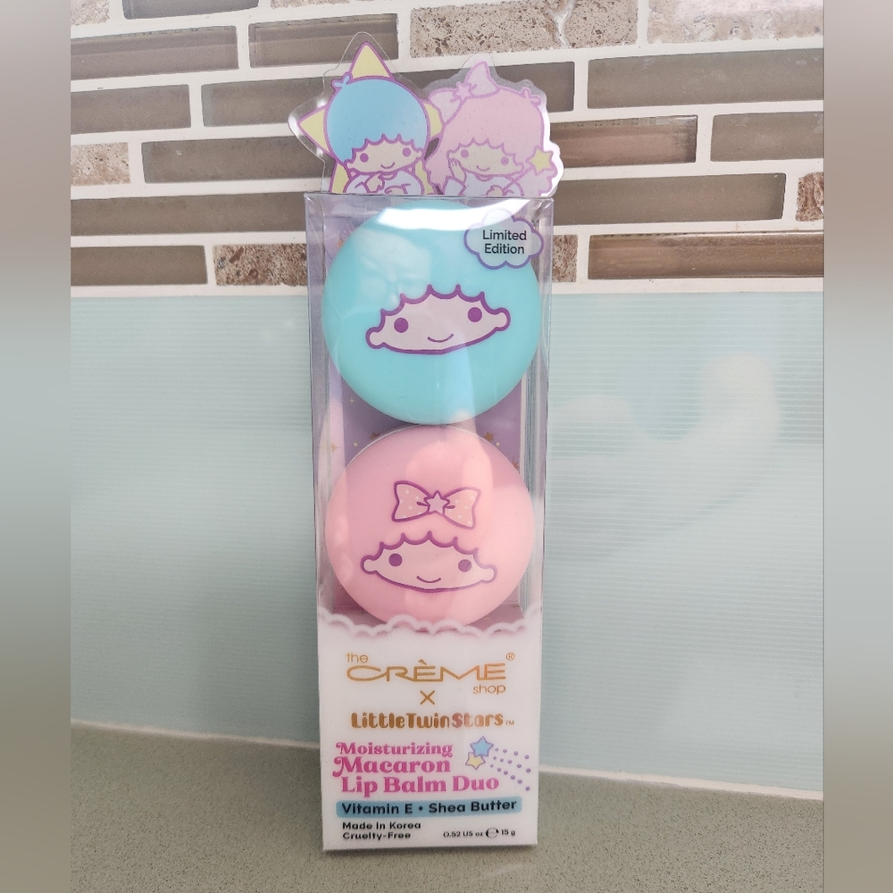 The Creme Shop x Little Twin Stars - Moisturizing Macaron Lip Balm Duo | NEW